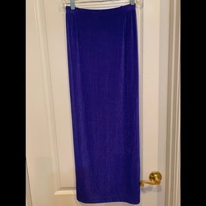 Chico’s Travelers Maxi Skirt Purple Size 0 Fits sizes 4-6